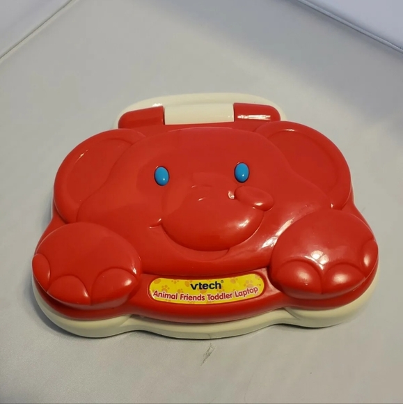 VTECH ANIMAL FRIENDS TODDLER LAPTOP Model 1031 Animals Numbers Shapes Music - Picture 3 of 4